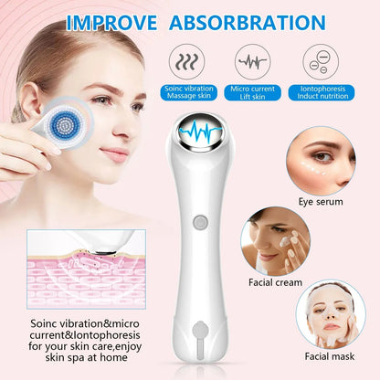 Facial Cleansing Brush, Brush For Exfoliating, IPX7 Waterproof 3 In 1