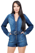 WOMEN FASHION DEMIN ROMPER