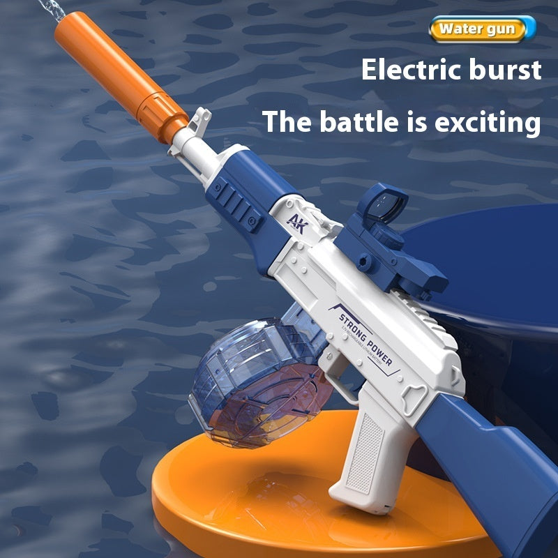 AK47 Electric Water Guns Fully Automatic Shooting Game Beach