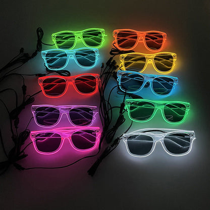 Glow Eyewear Trendy Club Show Dance Event Accessories