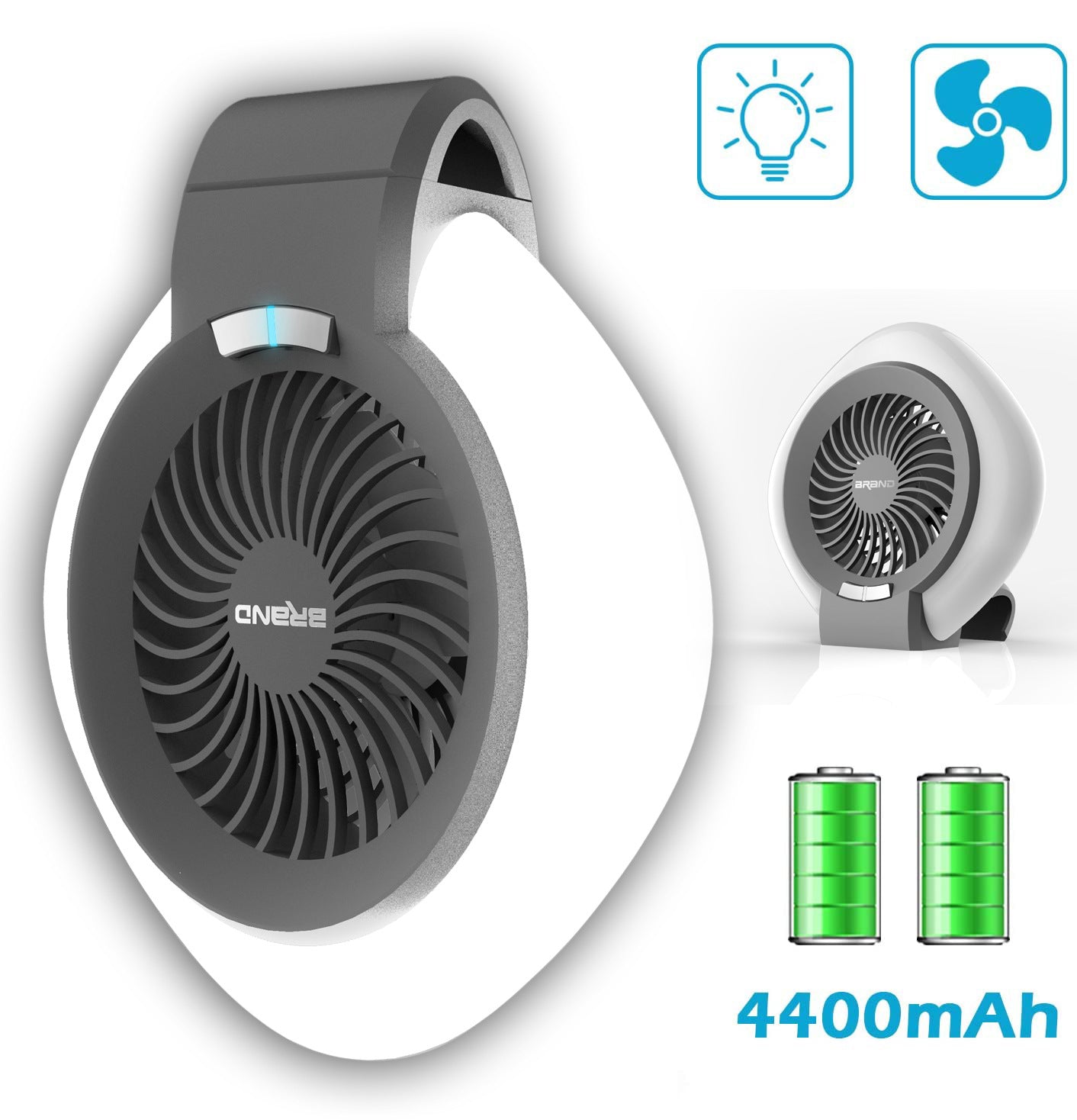 Innovative Portable Camping Light with Rechargeable Fan for Outdoor