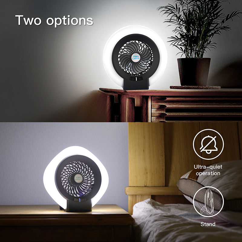 Innovative Portable Camping Light with Rechargeable Fan for Outdoor