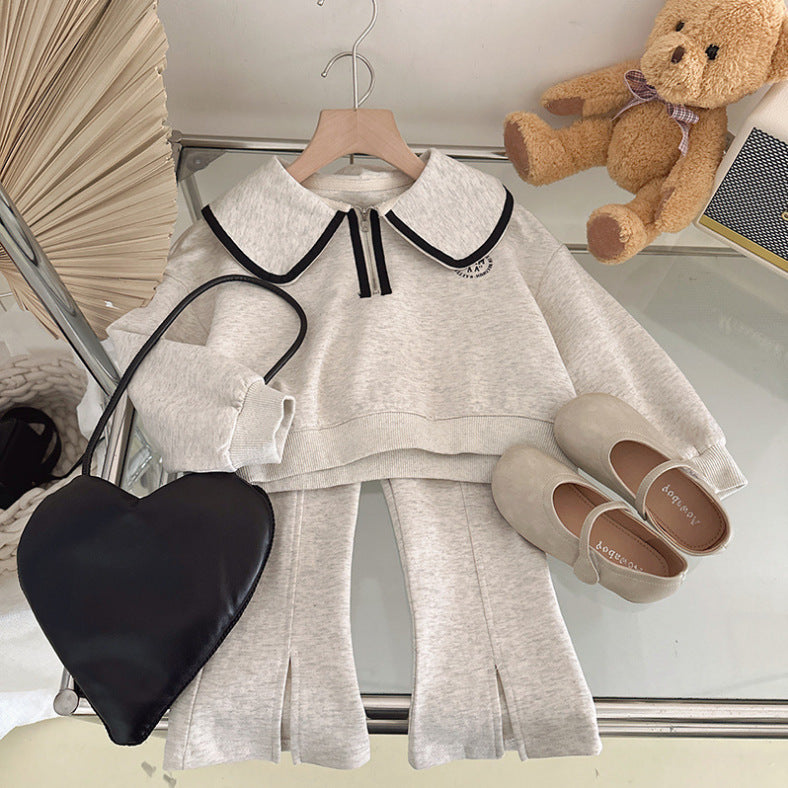 Trendy Casual Two-piece Outfit for Girls