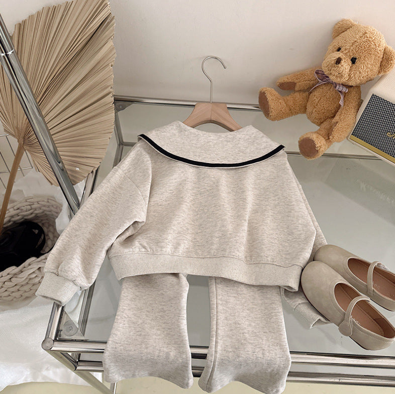Trendy Casual Two-piece Outfit for Girls