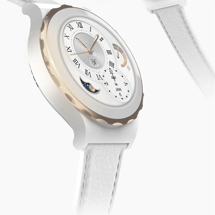 Athletic Timepiece Featuring Porcelain Band