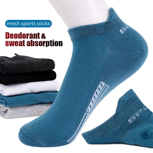 5/10/20 Pairs Men Short Socks Trendy High-Quality Low Cut Round Neck