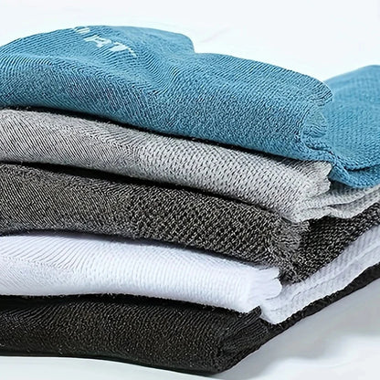 5/10/20 Pairs Men Short Socks Trendy High-Quality Low Cut Round Neck