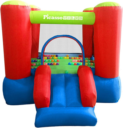 8x7 Junior Inflatable Bouncer Slide with 50 Balls