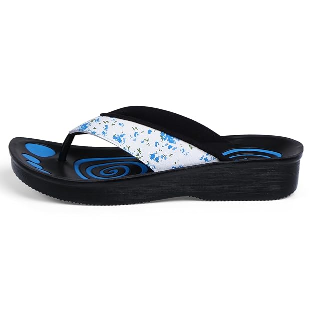 Lotusfeet Blue Footwear For Women LF0859