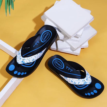 Lotusfeet Blue Footwear For Women LF0859