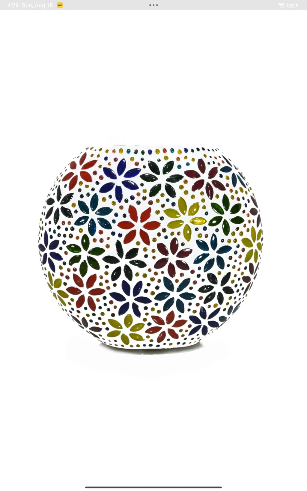 Mosaic lamp