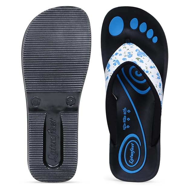 Lotusfeet Blue Footwear For Women LF0859