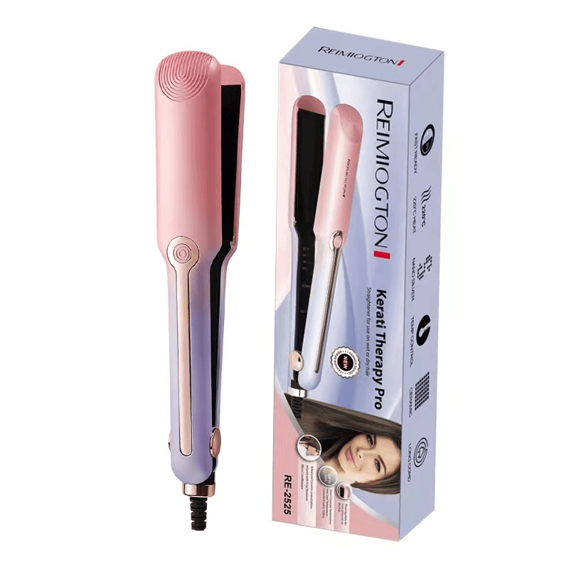 Professional Steam Hair Straightener Ceramic Tourmaline Ionic Flat