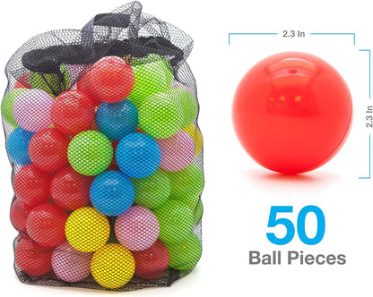 8x7 Junior Inflatable Bouncer Slide with 50 Balls