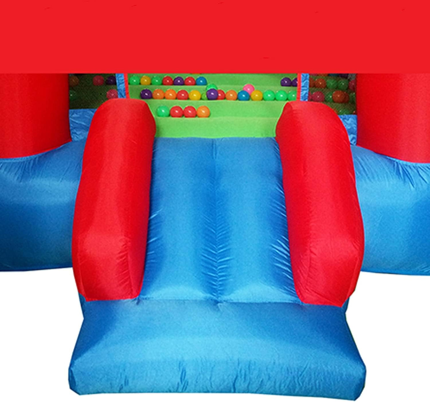 8x7 Junior Inflatable Bouncer Slide with 50 Balls