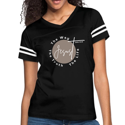 Womens Vintage Sport Graphic T-shirt - the Truth the Way the Life